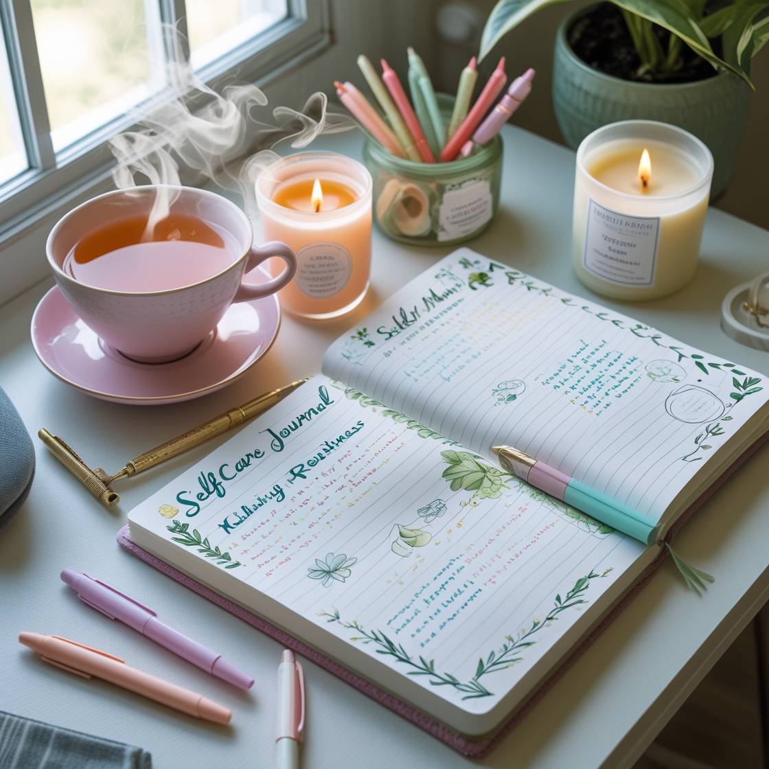 Self-Care Routine & Stress Journal - Image 3